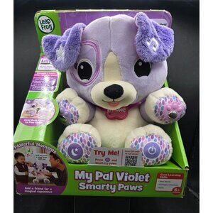 LeapFrog My Pal Violet Smarty Paws Interactive Plush Toy Light-Up Learning